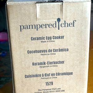 Pampered Chef Ceramic Egg Cooker